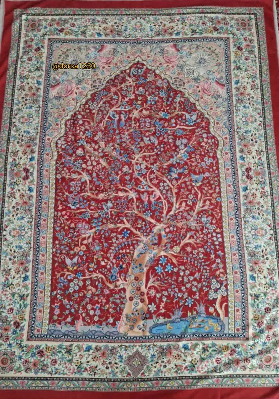 رومیزی طرح درخت زندگی (زیر سفره ای)